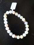 MULTI-COLORED QUARTZ WITH ROSE GOLD HEMATITE BRACELET