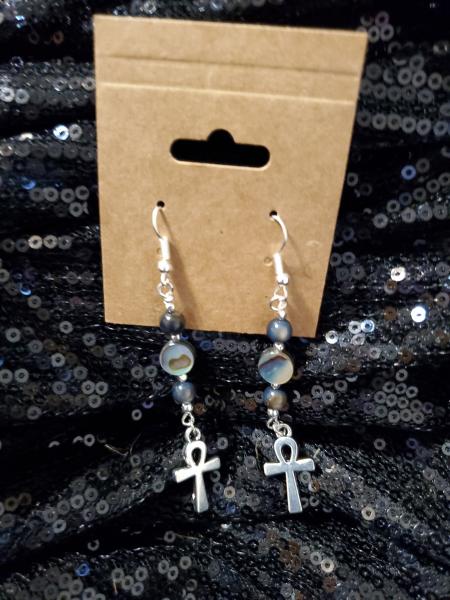 GODDESS & ANKH EARRINGS picture