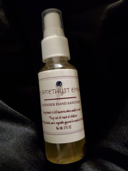 Amethyst Empath:  LAVENDER HAND SANITIZER picture