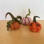 Needle Felted Pumpkin and Jack-o'Lantern Kit with Video Tutorials