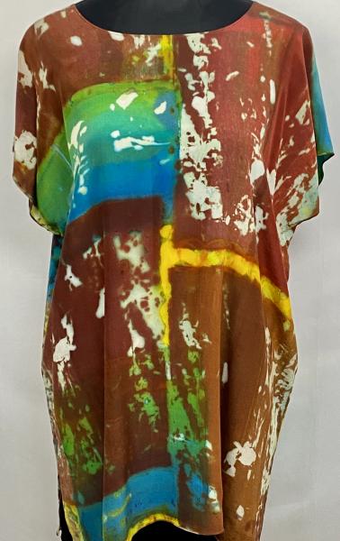 women's silk tunic