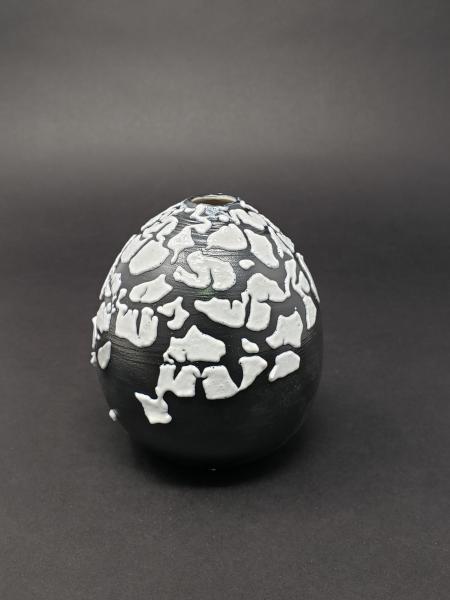 Black and White Egg Vase picture