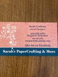 Sarah’s PaperCrafting And More