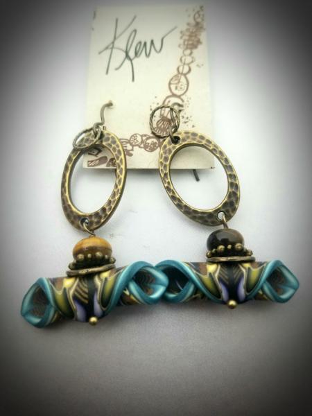 Cannoli style Earring picture