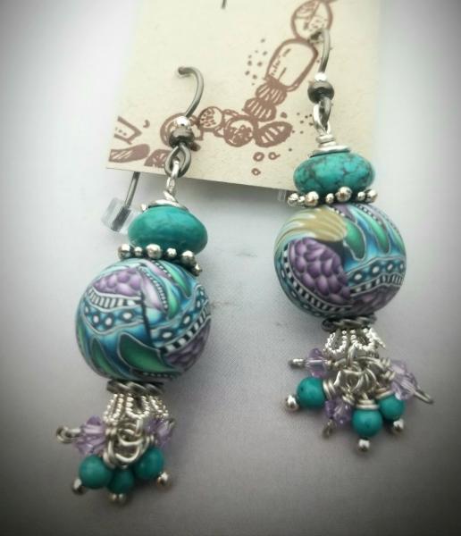 Cute Round w/dangle Earring