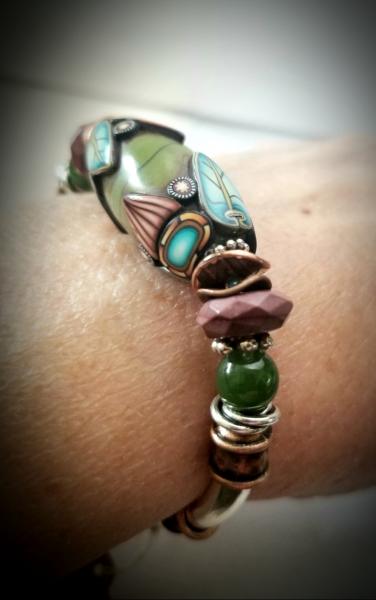 Polymer Jade Bracelet (med-lg) picture