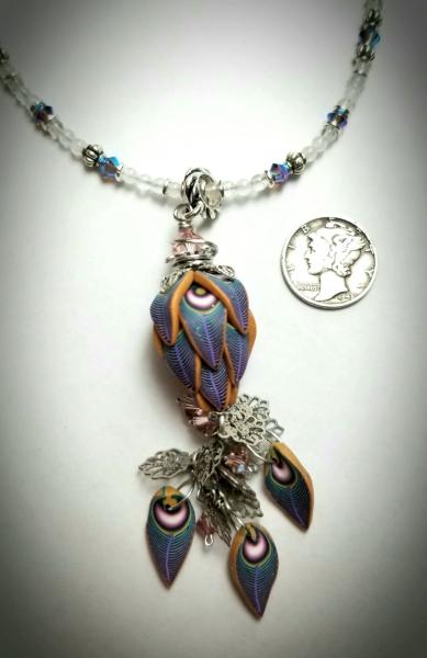 Peacock Mini Pod Necklace picture