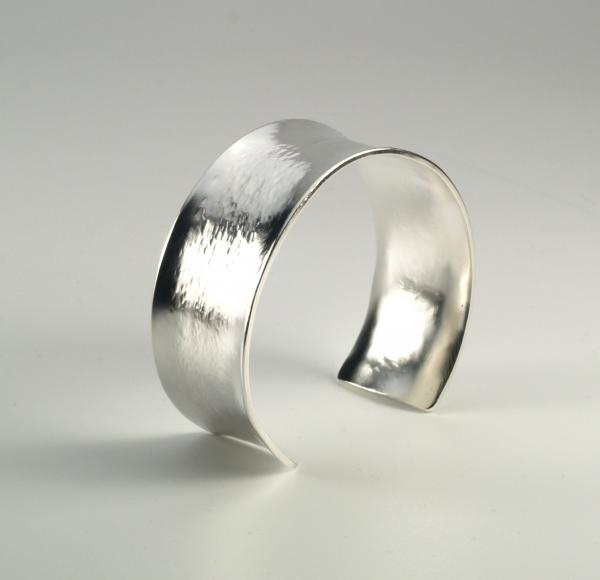 "Heavy Metal" Silver Cuff Bracelet picture