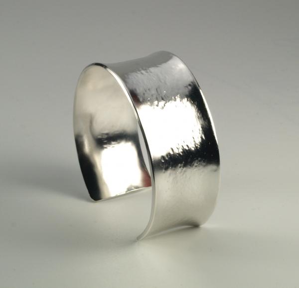 "Heavy Metal" Silver Cuff Bracelet picture