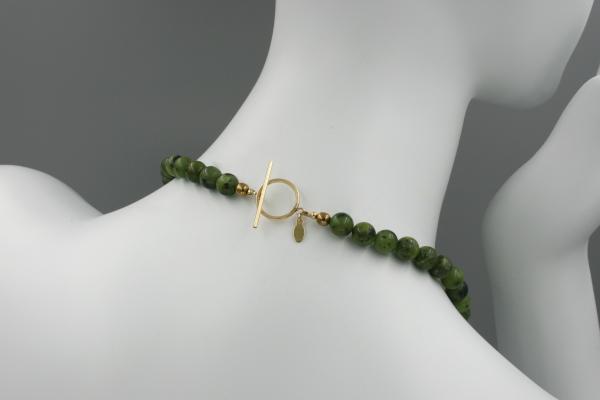 "Joy" Necklace in Gold and Jade picture