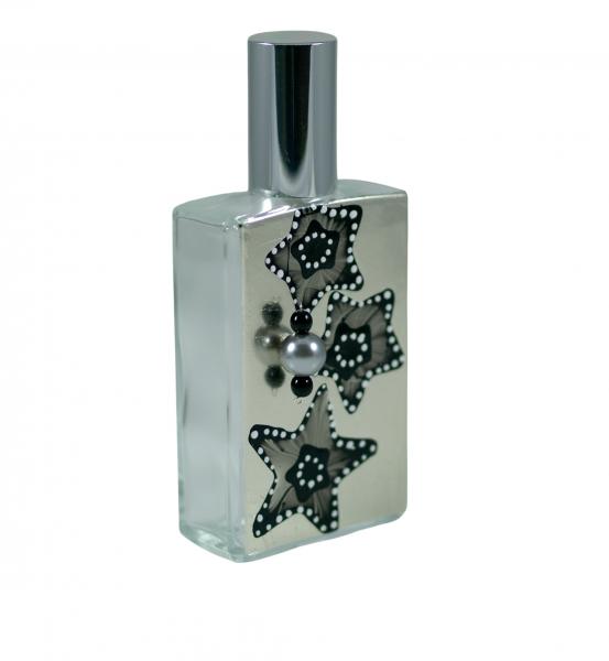 "Number 8" Hand-Gilded White Gold Perfume Bottle picture