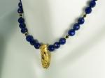 "Luxurious Lapis" Lapis Lazuli and Gold Necklace