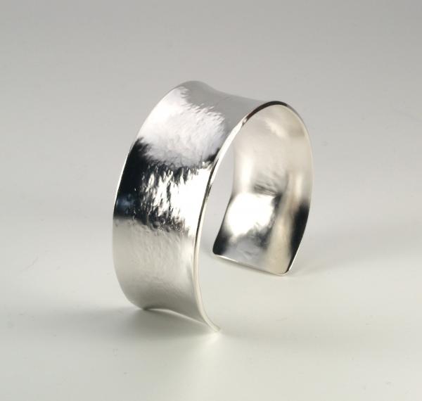 "Heavy Metal" Silver Cuff Bracelet picture