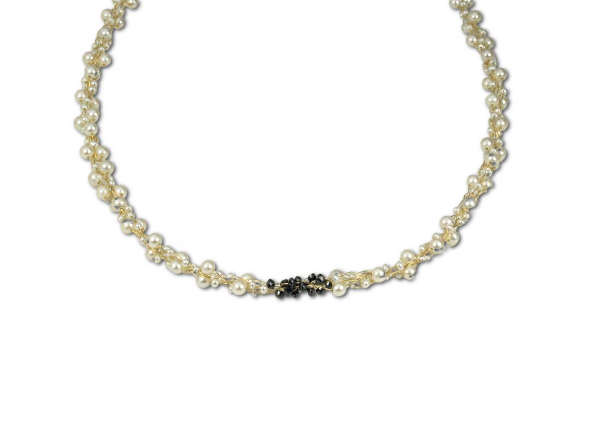 "Champagne and Caviar" Necklace picture