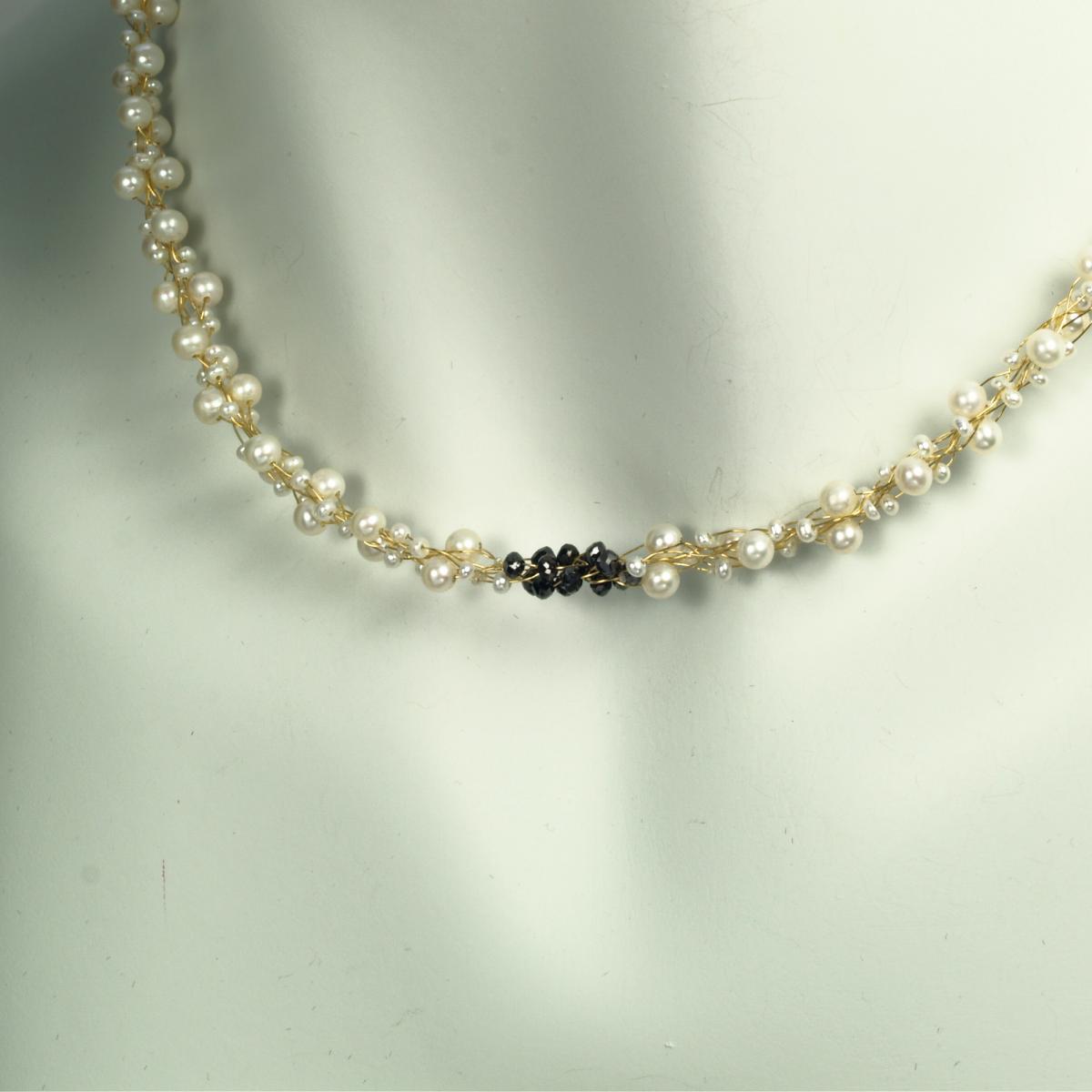 "Champagne and Caviar" Necklace picture