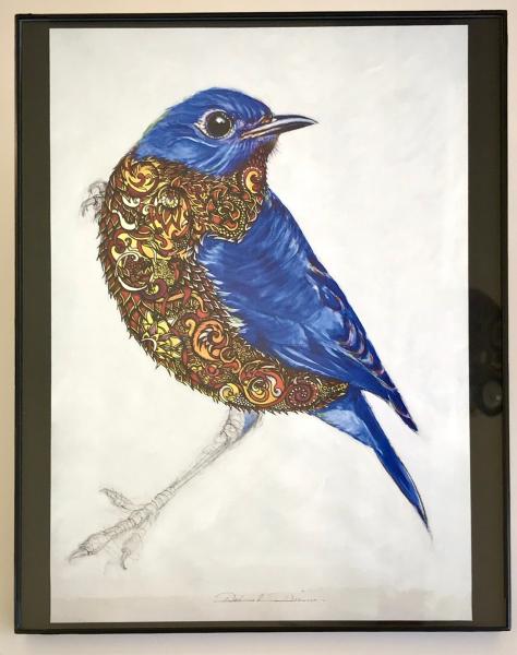 Blue Bird print