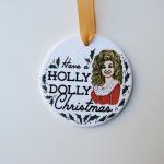 Dolly Parton Holiday Ornament