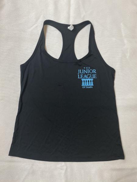 Junior League of Tampa Black Racerback Performance Tank picture