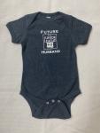 Junior League Of Tampa Grey Future Husband Onesie