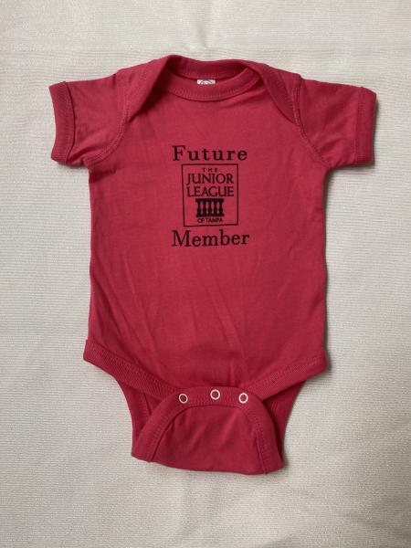 Junior League of Tampa Pink Future Member Onesie