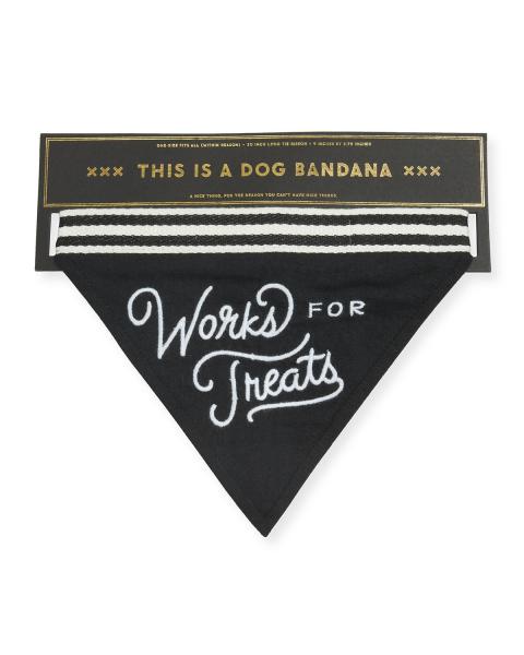 Work For Treats Pet Bandana