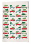 Tree Trucks Tea Towel