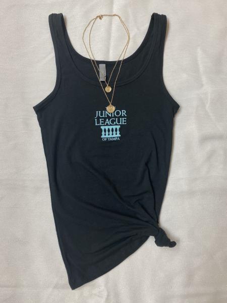 Junior League of Tampa Black Cotton Tank picture