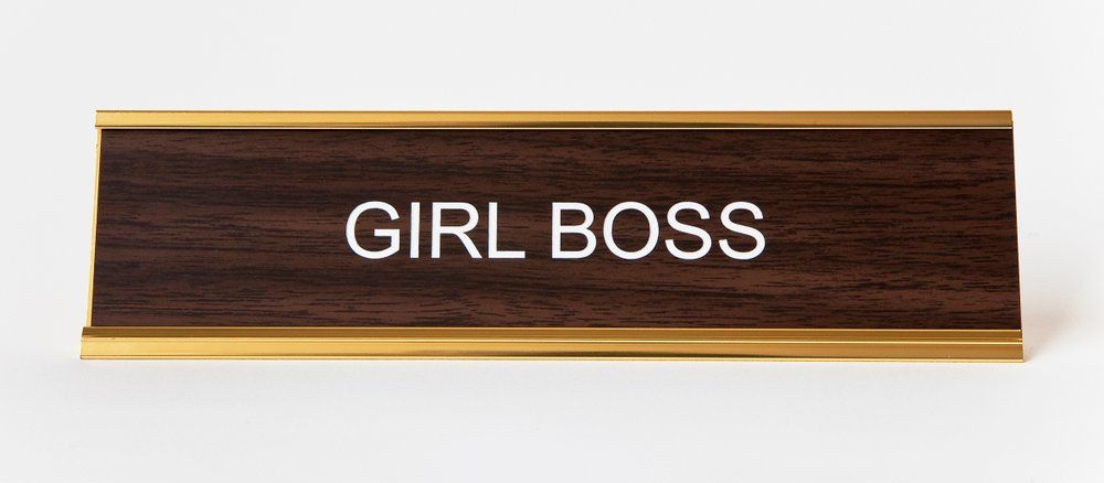 Girl Boss Name Plate picture