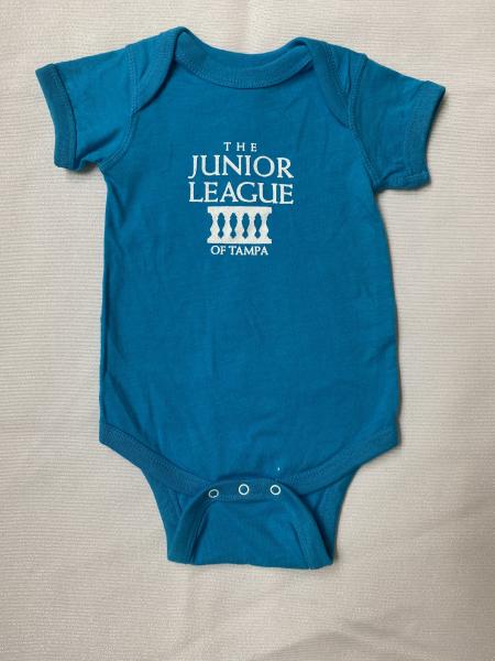 Junior League of Tampa Blue Onesie