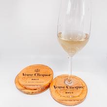 Set of 2 Veuve Clicquot Acrylic Coasters picture