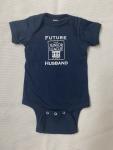 Junior League Of Tampa Navy Future Husband Onesie