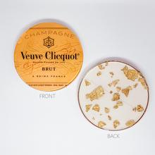 Set of 2 Veuve Clicquot Acrylic Coasters picture