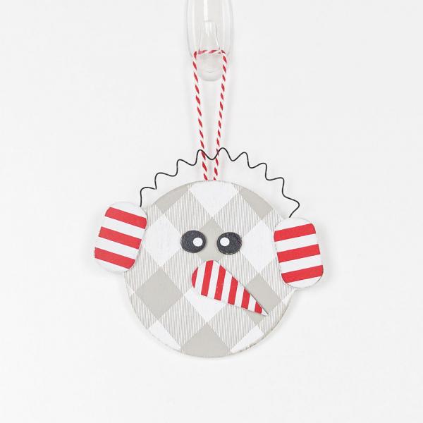 Snowman Wooden Ornament