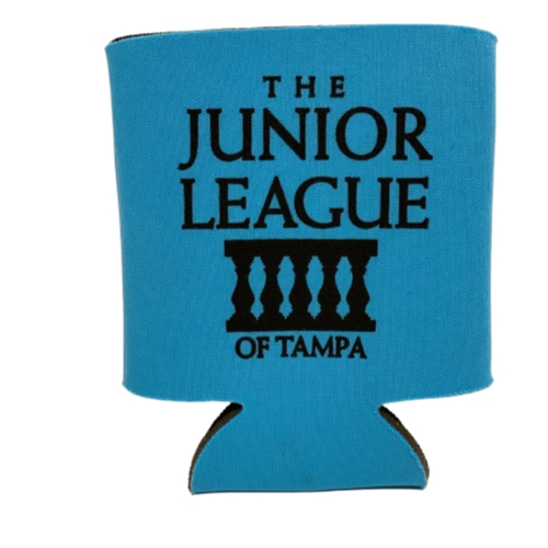 Junior League of Tampa Can Koozie - Blue/Black picture