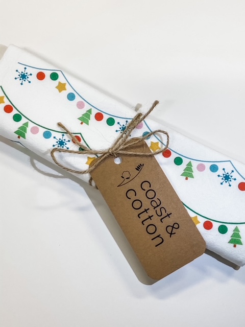 Holiday Bunting Tea Towel picture