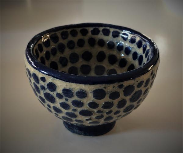 Sgraffito Polka Dot Cup