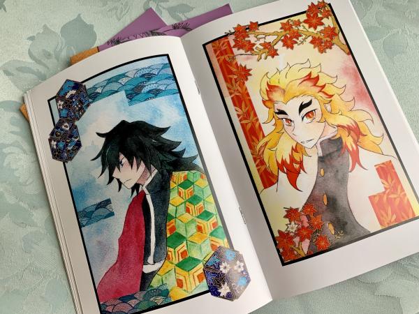 Demon Slayer fanbook Watercolor and Washi Collection picture