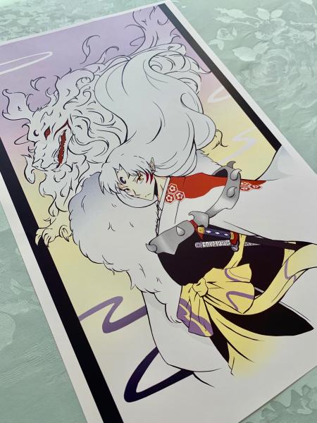 Sesshomaru Poster print picture