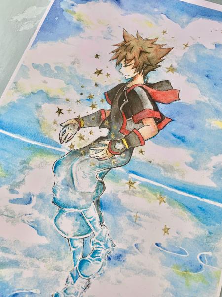 Sora Kingdom Hearts Poster Print picture