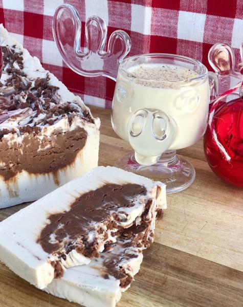 Egg Nog Mudslide Fudge