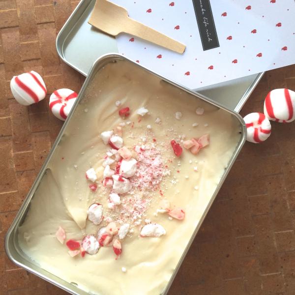 Peppermint Bark Fudge