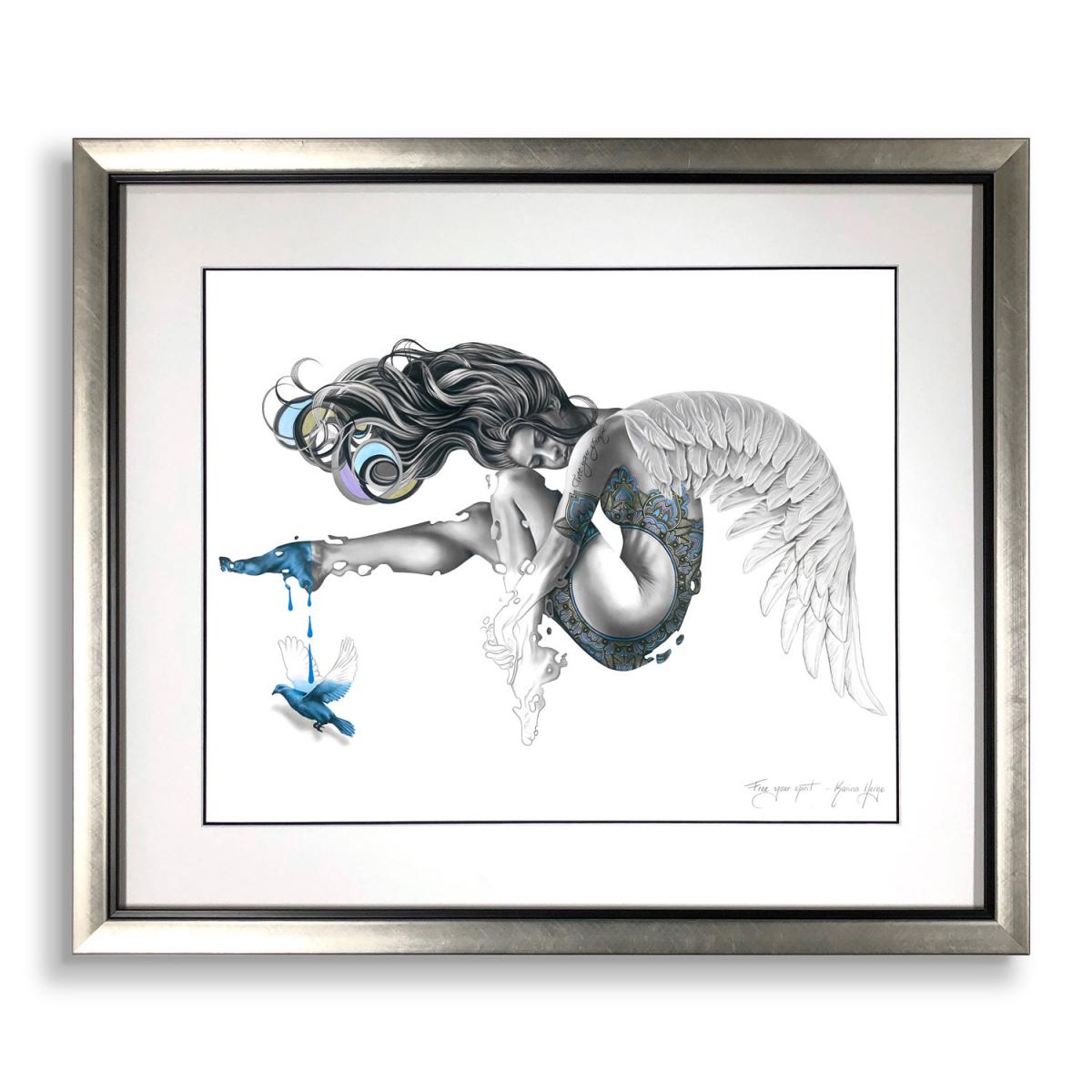 "Free your spirit" painting picture