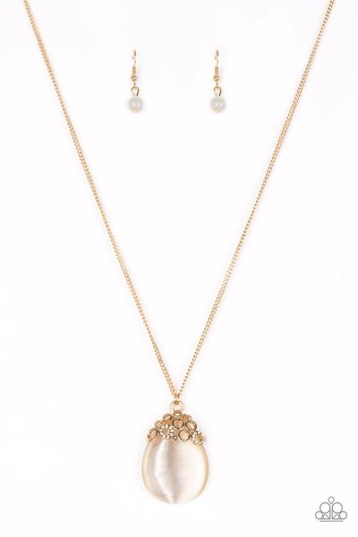 Paparazzi Accessories Nightcap and Gown - Gold picture