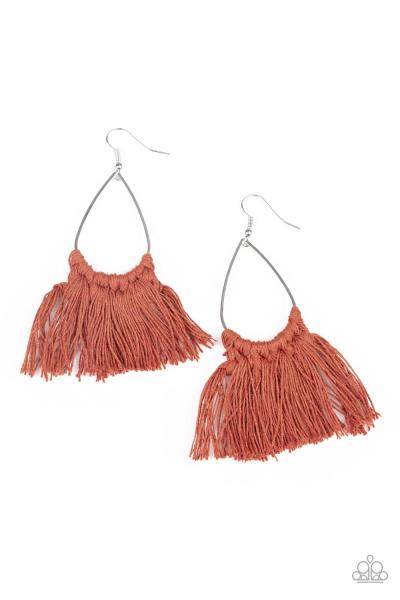 Paparazzi Accessories Tassel Treat - Brown picture