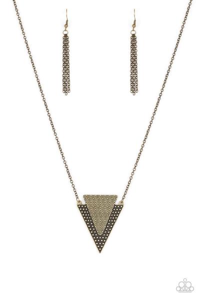 Paparazzi Accessories Ancient Arrow - Brass picture