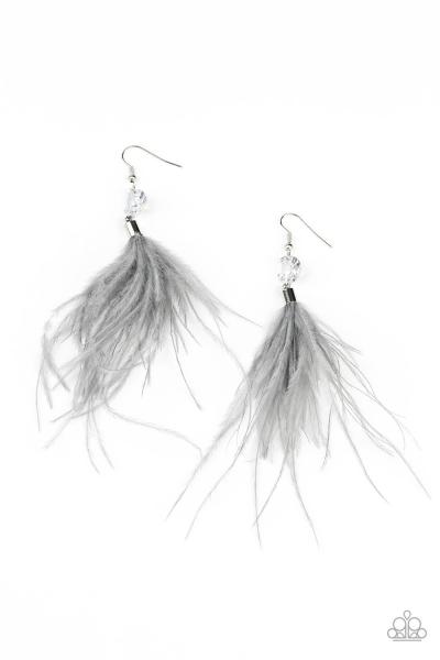 Paparazzi Accessories Feathered Flamboyance - Silver