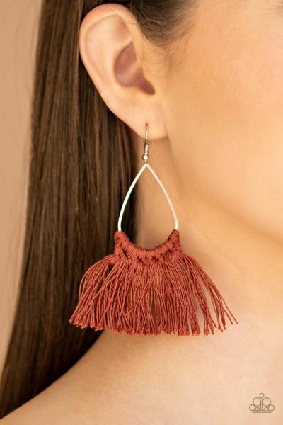 Paparazzi Accessories Tassel Treat - Brown