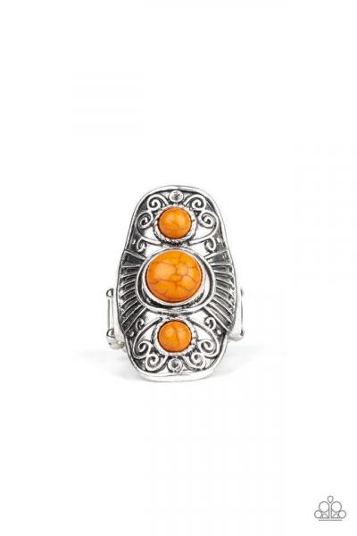 Paparazzi Accessories Stone Oracle - Orange picture