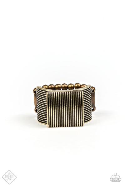 Paparazzi Accessories In GRATE Measure - Brass picture