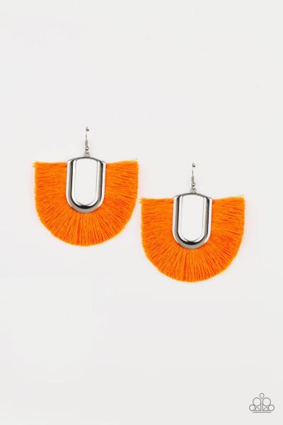 Paparazzi Accessories Tassel Tropicana - Orange picture
